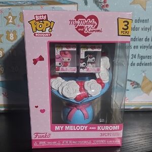 Funko My Melody and Kuromi Bitty Pop! Bouquet - Pink and Blue